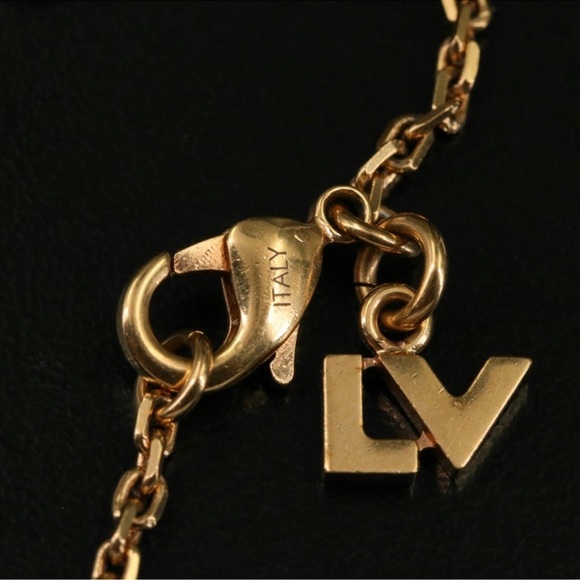 Louis Vuitton two tone spiked heart necklace EUC - Picture 5 of 9